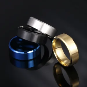 Imagen del producto Nuevo Sortija de acero inoxidable brillante, elegante | Compra online en Tiendafiable