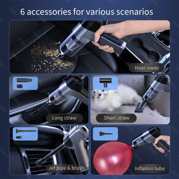 Imagen Del Producto Aspiradora Portátil Eficaz Y Compacta Para Coche | Compra Online En Tiendafiable