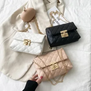 Increíble Bolso Cruzado Pequeño de Cuero Auténtico