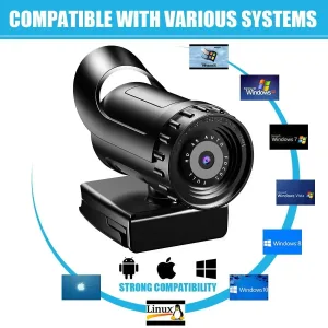 Imagen del producto Cámaras web en 4K Eficaz con control de enfoque PC | Compra online en Tiendafiable