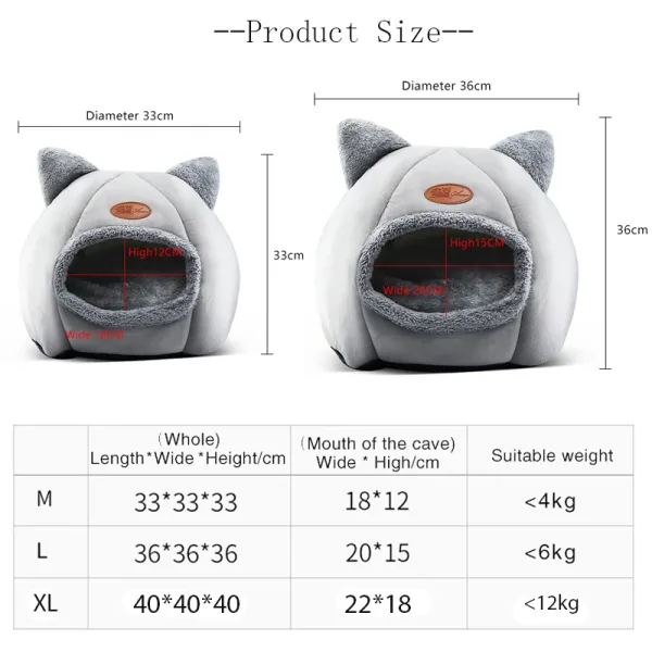 Imagen Del Producto Magnífico Cama Para Gatos Súper Cómoda Y Suave | Compra Online En Tiendafiable
