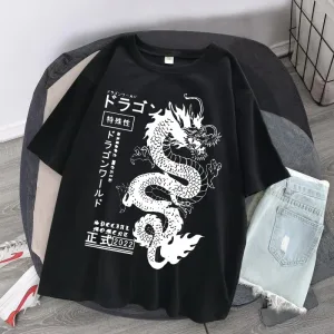 Imagen del producto Fascinante Camiseta para Mujer con Estampado de Dragón | Compra online en Tiendafiable