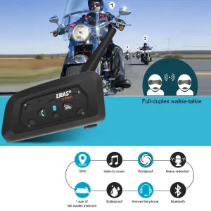 Imagen del producto Notable Auriculares PRO Inalámbrica para Motoristas | Compra online en Tiendafiable