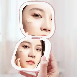 Imagen del producto Espejo de Maquillaje con Luz LED Esencial para tu Rutina | Compra online en Tiendafiable