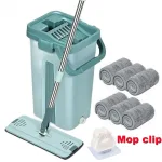 Fregona-Plana-Escurrible-Con-Cubo-Manos-Libres-Almohadillas-De-Microfibra-Uso-H-Medo-O-Seco-En.webp