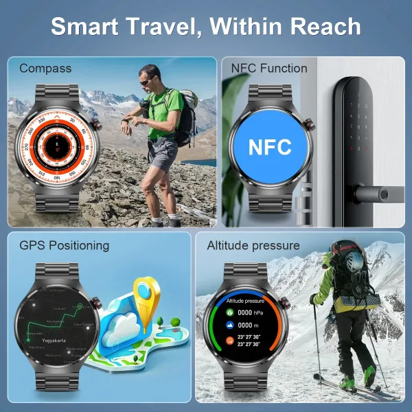 Imagen Del Producto Cautivador Reloj Inteligente Resistente Al Agua Para Hombre | Compra Online En Tiendafiable