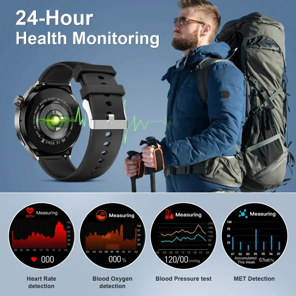 Imagen Del Producto Cautivador Reloj Inteligente Resistente Al Agua Para Hombre | Compra Online En Tiendafiable