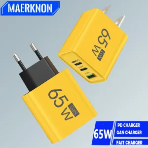 Imagen del producto Cargador USB PD Brillante y Rápido con 3 Puertos | Compra online en Tiendafiable