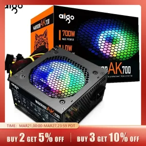 Fuente De Alimentación Silenciosa Para Pc Go Ak - Unidad Psu De Alta Calidad
