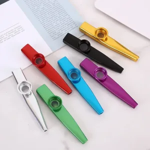 Imagen del producto Grandioso Kazoo de Metal Ligero Portátil Instrumento Musical | Compra online en Tiendafiable