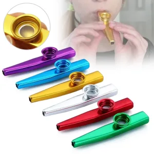 Imagen Del Producto Grandioso Kazoo De Metal Ligero Portátil Instrumento Musical | Compra Online En Tiendafiable