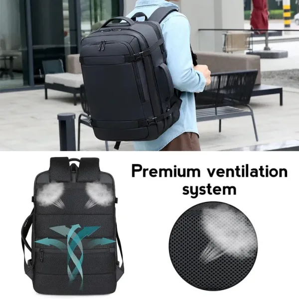 Imagen Del Producto Fabuloso Mochila De Viaje Ampliable Para Hombres | Compra Online En Tiendafiable