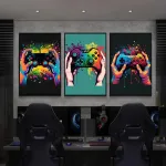 P-Ster-De-Arte-De-Pared-De-Controlador-De-Juego-Colorido-Impresiones-Imagen-Est-Tica-N-3.Webp