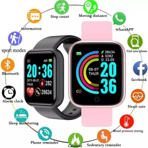 Reloj Inteligente de Plastico Unisex Multifuncional