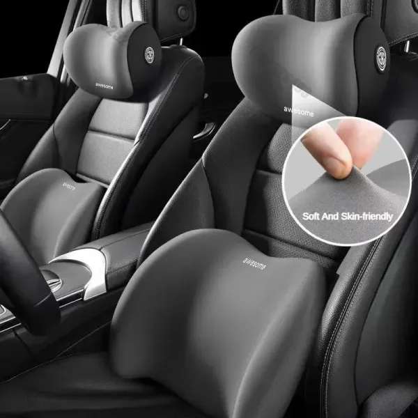 Imagen Del Producto Soporte Lumbar Y Reposacabezas Esencial Para Carro | Compra Online En Tiendafiable