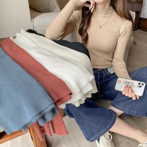 Imagen del producto Nuevo Suéter de Cuello Simulado para Mujer | Compra online en Tiendafiable