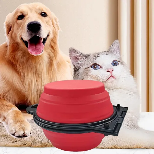Imagen Del Producto Novedoso Tazón De Alimentación Doble Plegable Para Mascotas | Compra Online En Tiendafiable