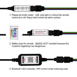 Imagen del producto Grandioso Luces LED Multicolores con Control Remoto | Compra online en Tiendafiable