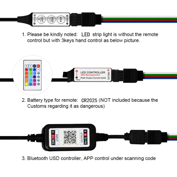 Imagen Del Producto Grandioso Luces Led Multicolores Con Control Remoto | Compra Online En Tiendafiable