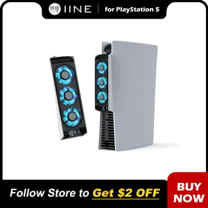 Innovador y Eficaz Ventilador de Refrigeración IINE PS5 con Control de Temperatura
