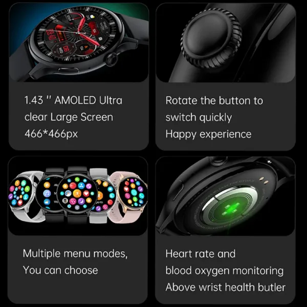 Imagen Del Producto Magnifico Reloj Deportivo Inteligente Con Gps Para Mujer | Compra Online En Tiendafiable
