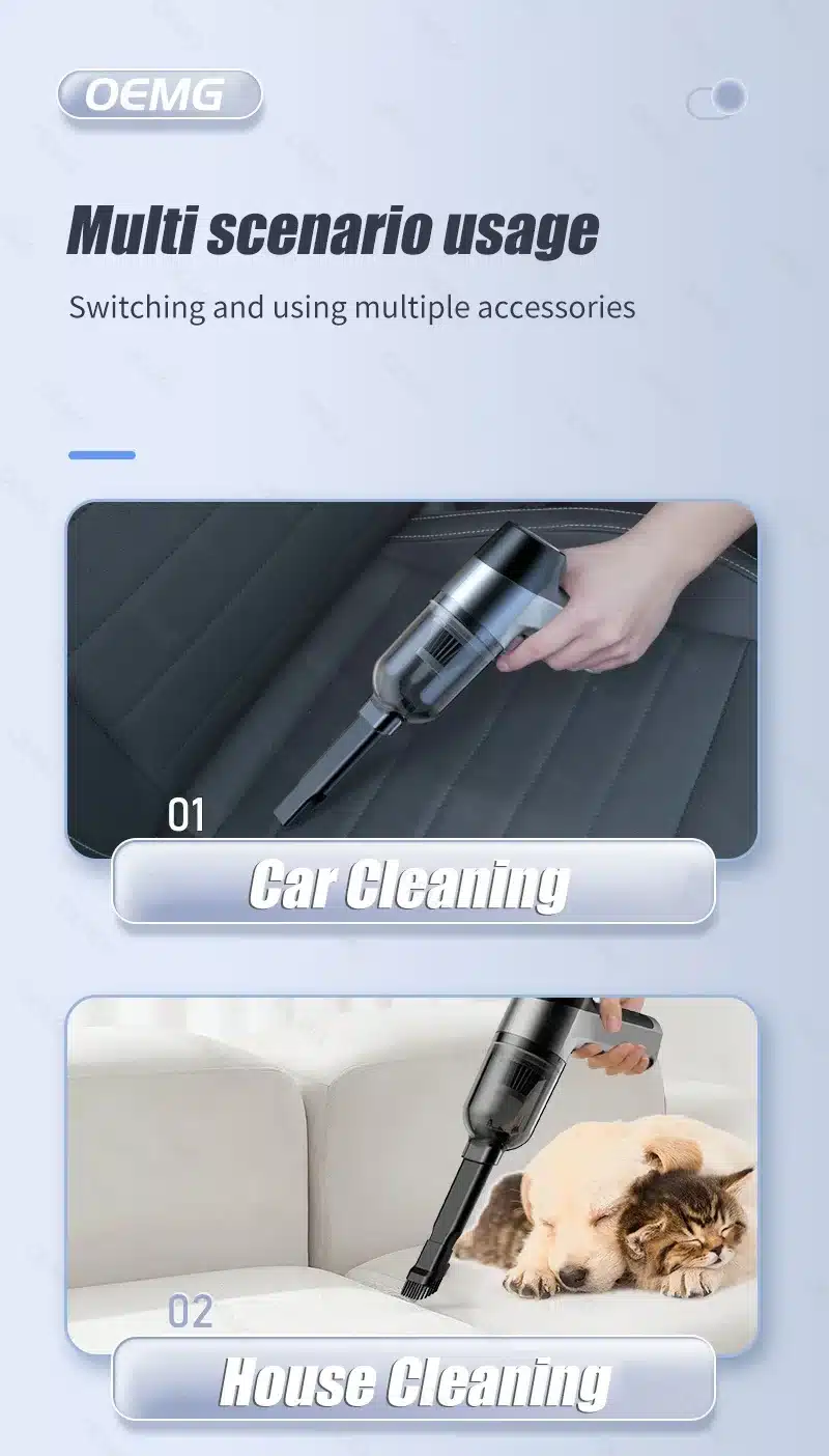 Aspiradora Compacta Y Poderosa: La Solución Perfecta Para Tu Coche