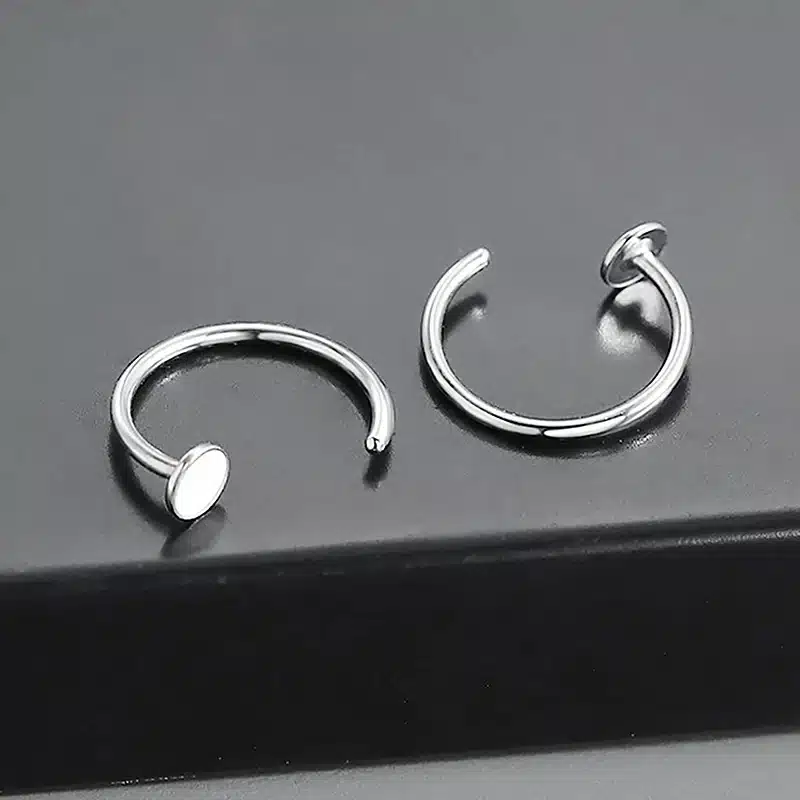 Creativo Círculo De Cabeza De Acero Inoxidable Para Mujeres
