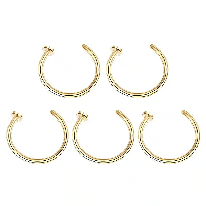 Creativo Círculo De Cabeza De Acero Inoxidable Para Mujeres