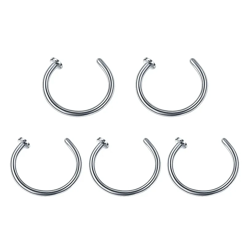 Creativo Círculo De Cabeza De Acero Inoxidable Para Mujeres