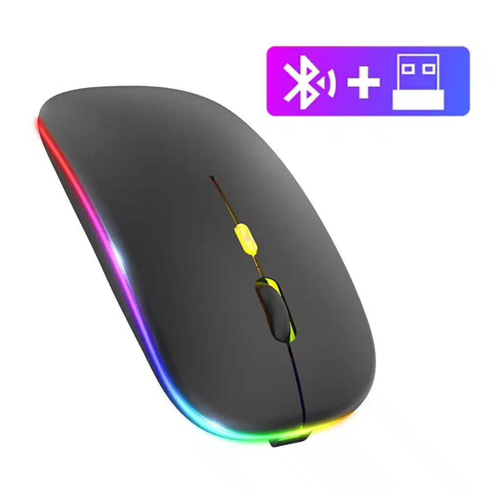 Ratón Inalámbrico Recargable Con Iluminación: Eficiencia Y Estilo En Tu Escritorio