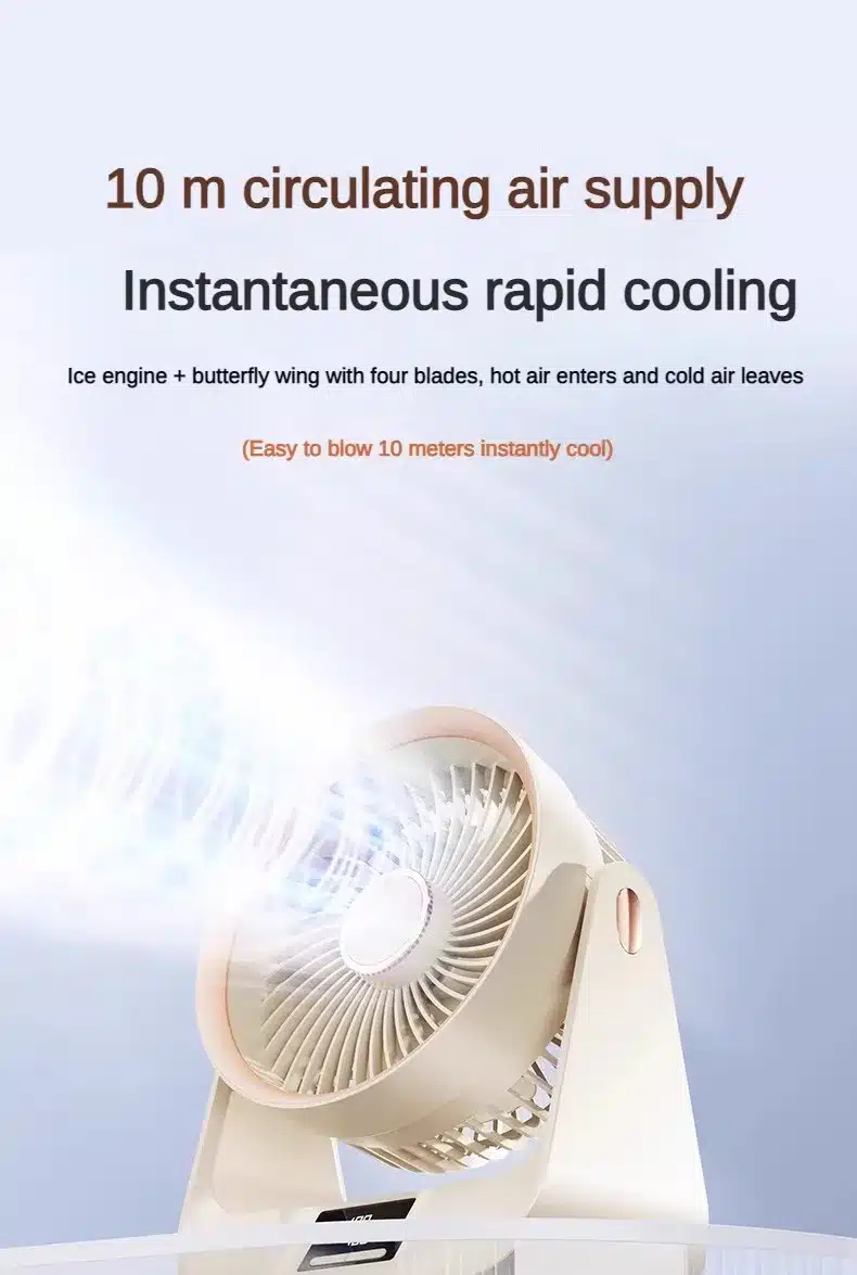 Esencial Ventilador De Escritorio Pequeño Para Estudiantes