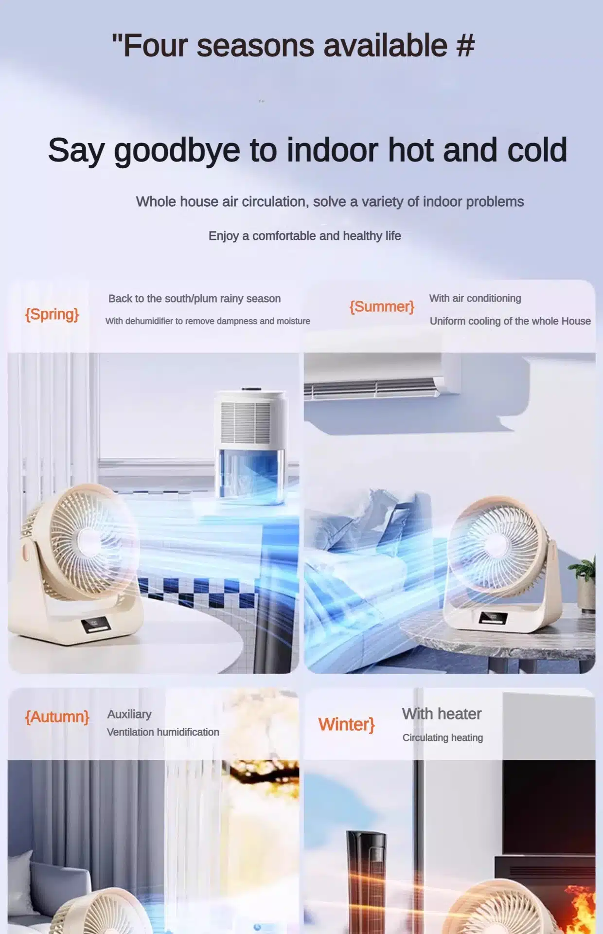 Esencial Ventilador De Escritorio Pequeño Para Estudiantes