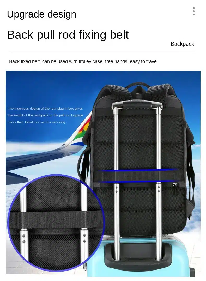 Fabuloso Mochila De Viaje Ampliable Para Hombres