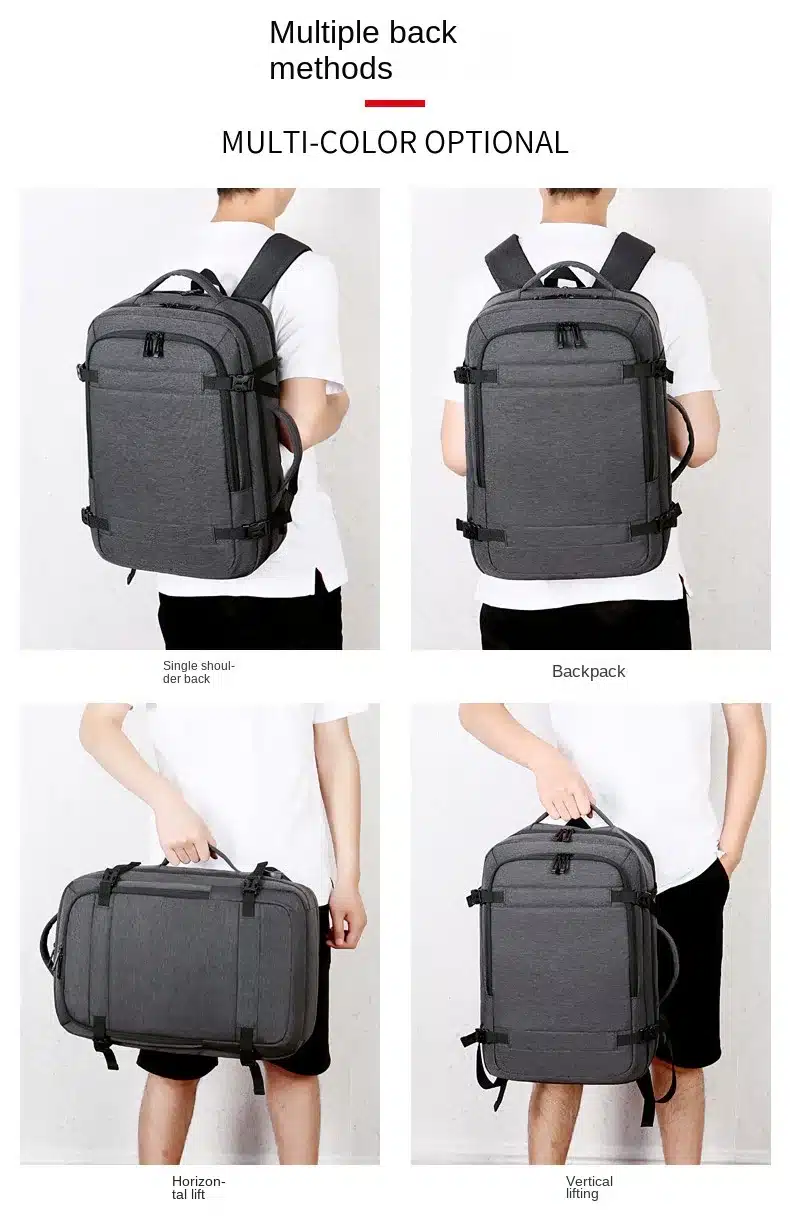 Fabuloso Mochila De Viaje Ampliable Para Hombres