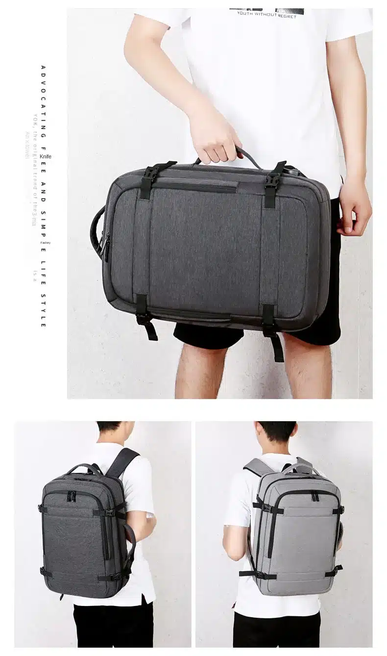 Fabuloso Mochila De Viaje Ampliable Para Hombres