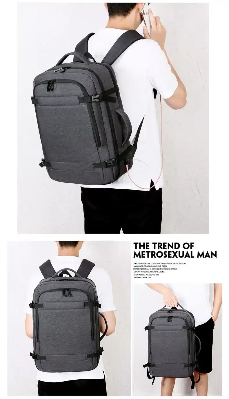 Fabuloso Mochila De Viaje Ampliable Para Hombres