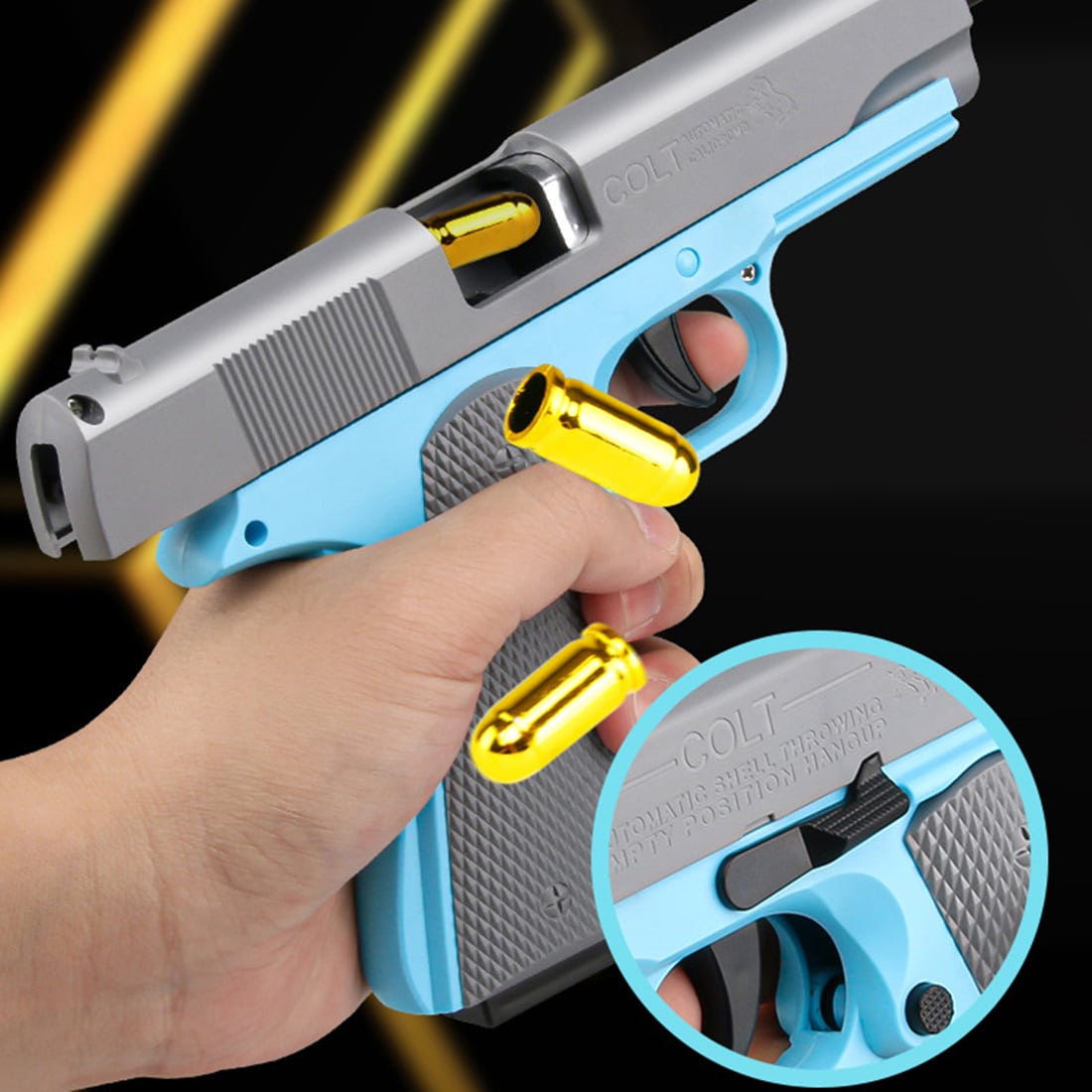 Fascinante Pistola De Juguete Glock Por Gravedad