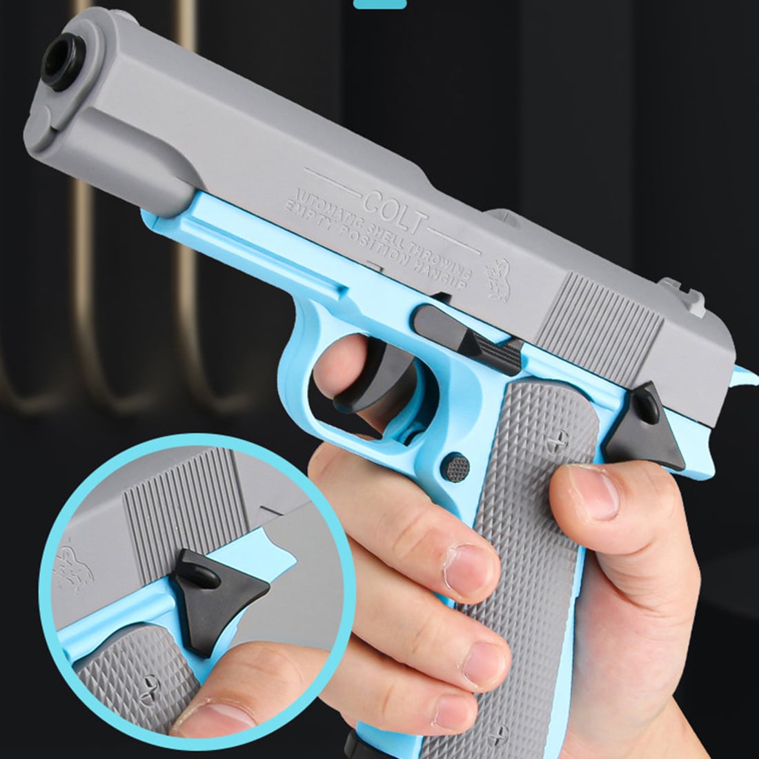 Fascinante Pistola De Juguete Glock Por Gravedad