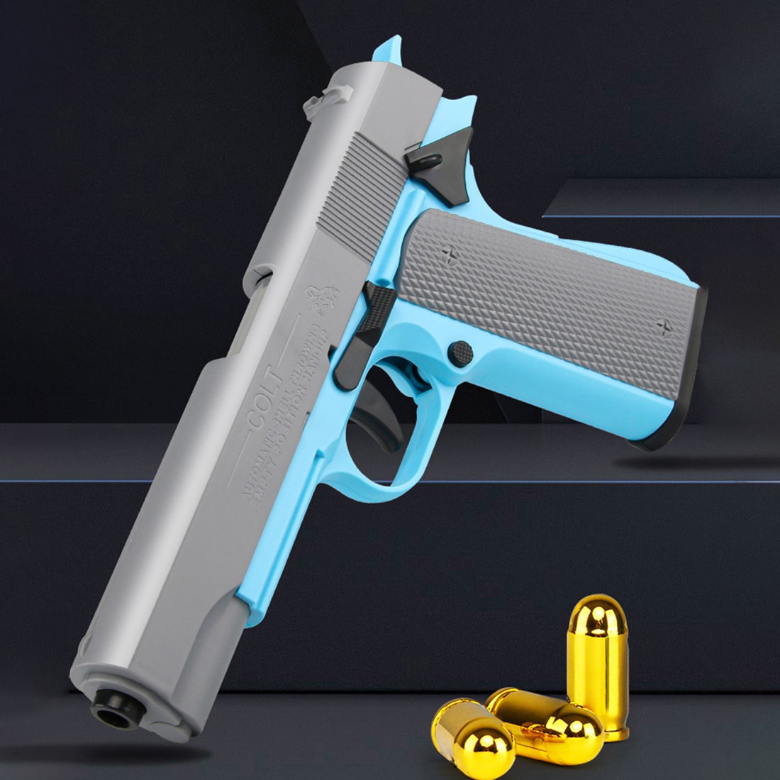 Fascinante Pistola De Juguete Glock Por Gravedad