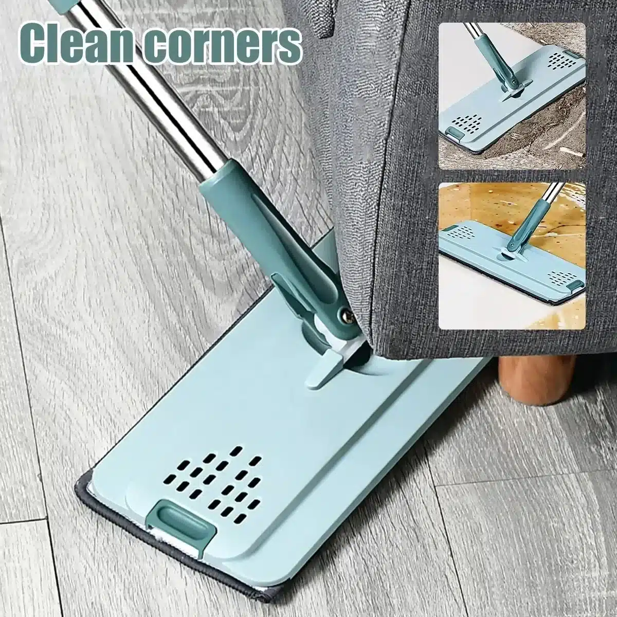 Fregona Plana Escurrible Con Cubo De Alata Calidad