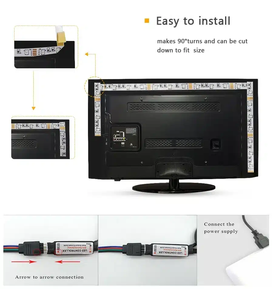 Innovador Tira De Luces Led Usb Multicolor,