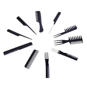 Imagen del producto Esencial Conjunto de Peines de Maquillaje Negros | Compra online en Tiendafiable