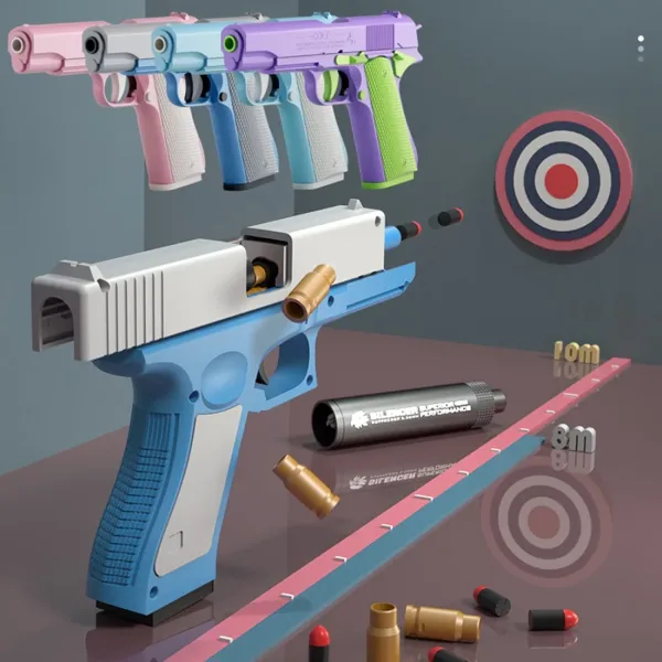 Imagen Del Producto Fascinante Pistola De Juguete Glock Por Gravedad | Compra Online En Tiendafiable