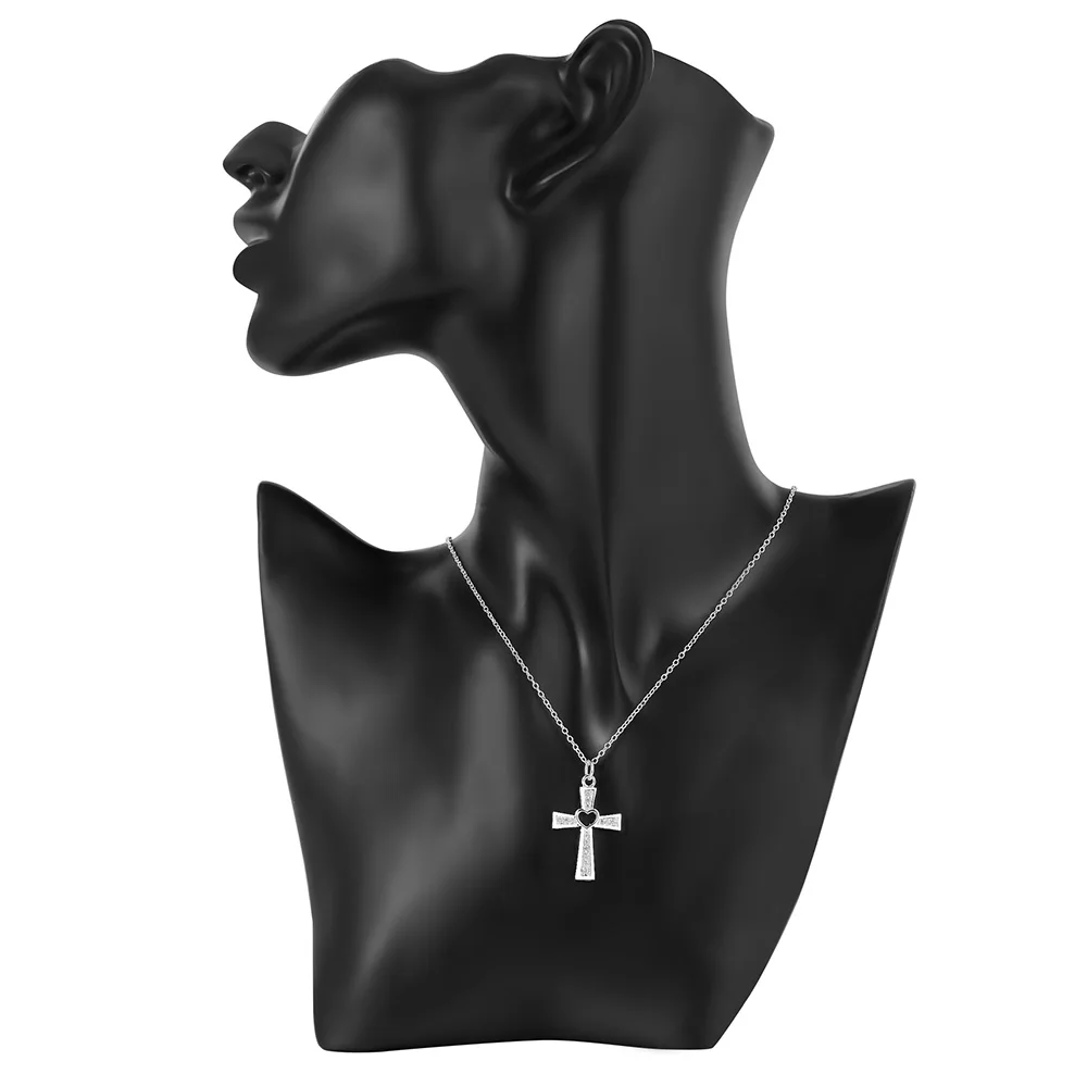 Lujo Collar Elegante Para Mujer Chapado En Plata