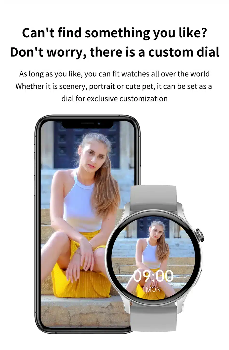 Magnifico Reloj Deportivo Inteligente Con Gps Para Mujer