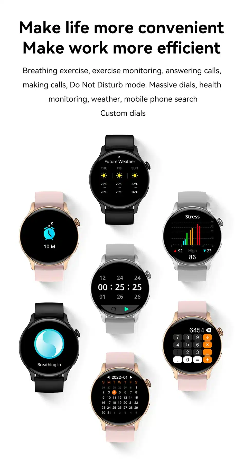 Magnifico Reloj Deportivo Inteligente Con Gps Para Mujer