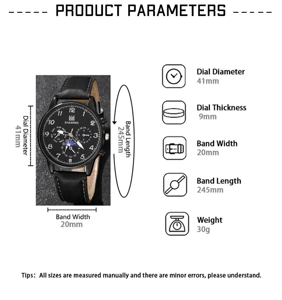 Majestuoso Reloj De Cuarzo Potencia Tu Estilo