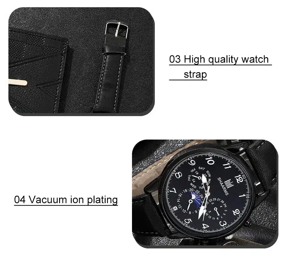 Majestuoso Reloj De Cuarzo Potencia Tu Estilo
