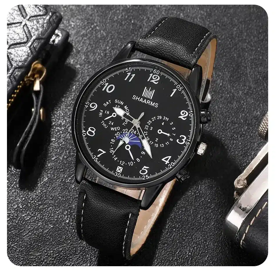 Majestuoso Reloj De Cuarzo Potencia Tu Estilo