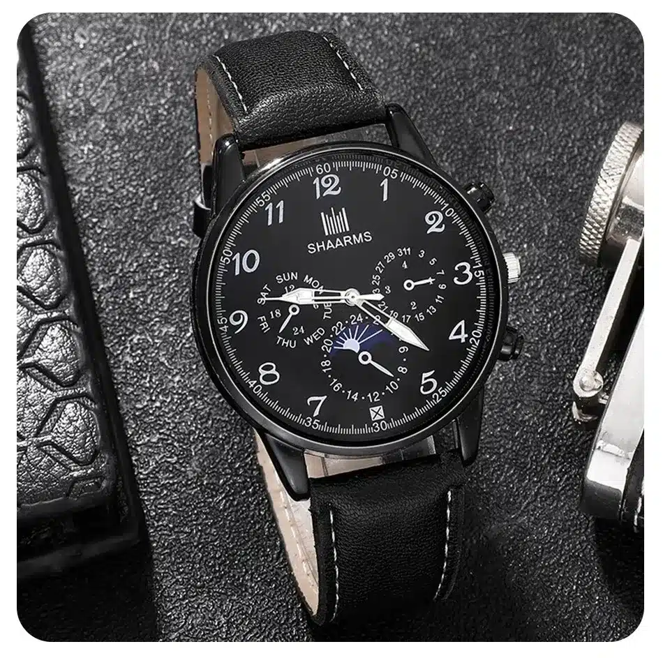 Majestuoso Reloj De Cuarzo Potencia Tu Estilo